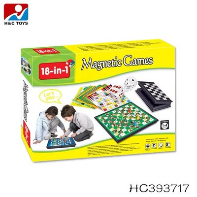 18-in-1 Magnetic Games