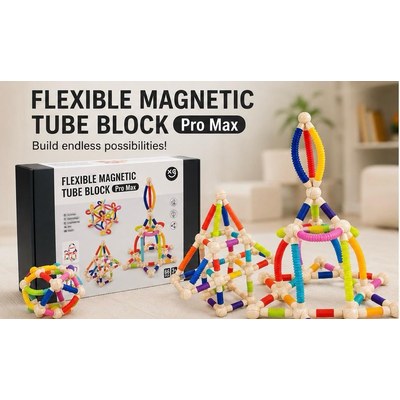 Flexible Magnetic Tube Block