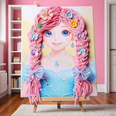 DIY Yarn Wool Painting