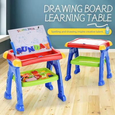 Kids' Drawing Board &amp; Activity Desk