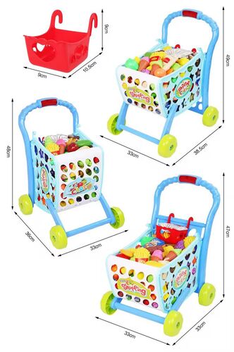Kids Shopping Cart 3in1